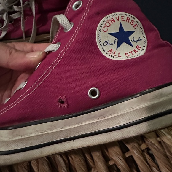 Converse Chuck Taylor All Star High Tops | Hot Pink / Fuchsia | Women’s 7 - Picture 4 of 7